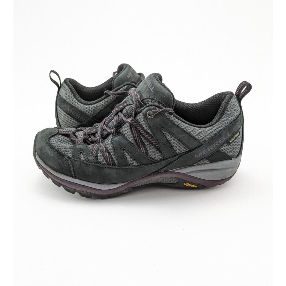 Womens Merrell Siren Sport 3 Black Blackberry Hiking Shoes J035326 Size 6E